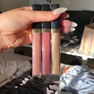 Set of 3 Chanel Lip Gloss